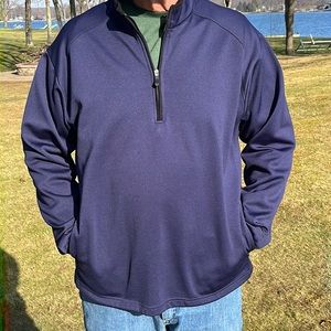Slazenger 1/2 zip navy pullover L